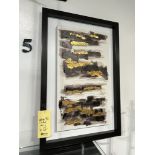 Cadre 30'' x 33'' ( Noir & Or)