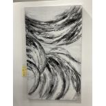 Cadre, approx: 35'' x 59'' (Noir & Blanc)