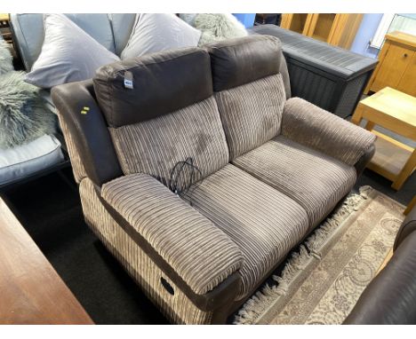 Two seater recliner settee