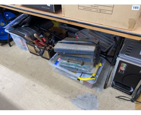 Under the table lot of tools