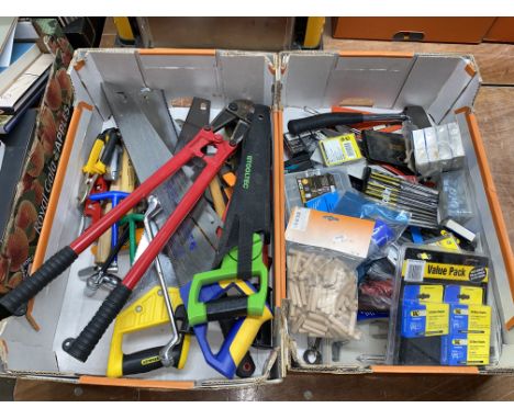 Two boxes of tools