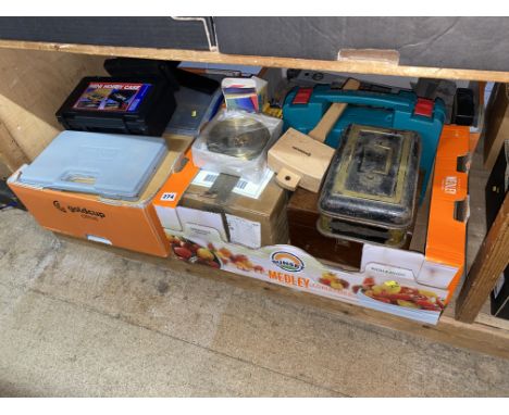 Three boxes of assorted including tools, tap and die sets etc