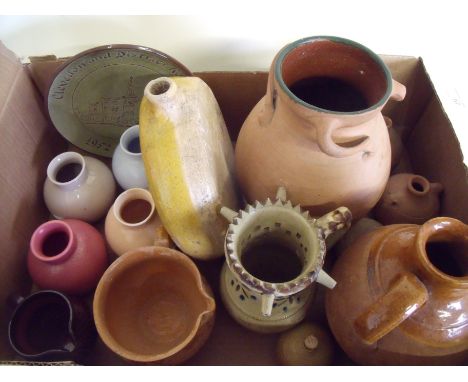 Selection of Poole Pottery vases, various Studio Pottery vases including named examples, Urban ware etc including Dorset & De