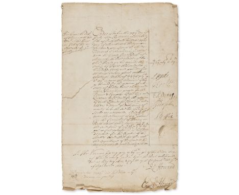 Monmouth (James, duke of, and first duke of Buccleuch, politician, 1649-85).- Dering (Sir Edward, second baronet, politician,