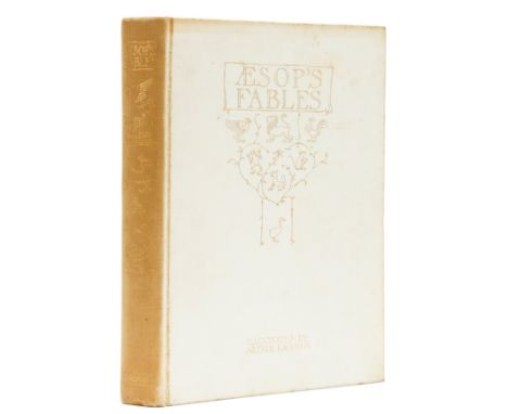 Rackham (Arthur).- Aesop's Fables, number 630 of 1,450 copies signed by the artist, 13 tipped-in colour plates by Arthur Rack