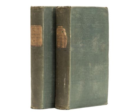 Mill (John Stuart) Principles of Political Economy, 2 vol., first edition, vol.1 with advertisement leaf at end, also publish