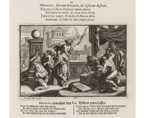 Virgilius Maro (Publius).- Lang (Georg Jacob) and Georg Christoph Eimmart. Pepulus virtutum Romanorum in Aenea Virgiliano...;