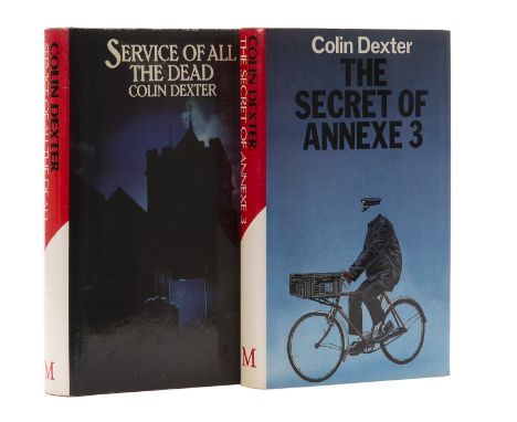 Dexter (Colin) The Service of All the Dead, boards with light fading to spine, 1979; The Secret of Annexe 3, light toning to 