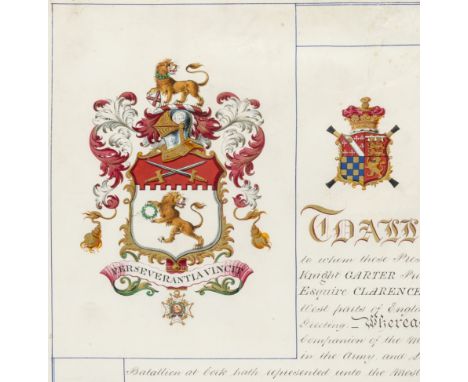 Young (Sir Charles George, herald, Garter Principal King of Arms, 1795-1869) & Robert Laurie, herald, Clarenceux King of Arms