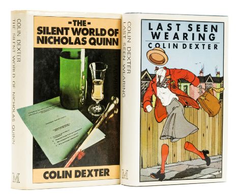 Dexter (Colin) Last Seen Wearing, signed inscription from the author "This was the second case for old Morse! Greetings from 