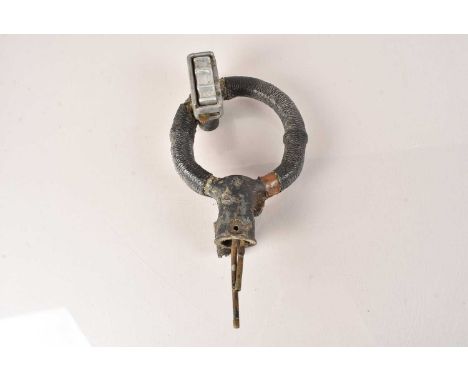 A Spitfire/Seafire Spade grip, with firing button, with safety switch, serial number AH016041