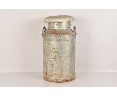 An Isle of Man Dairies Ltd Milk Churn, complete with lid