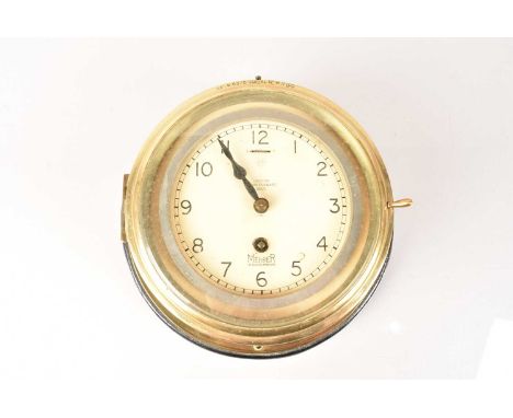 A Vintage Mercer Octo Bulkhead Clock, marked to the surround 'A/P. W.6578 Serial No. M.V.105', dial 13cm diameter