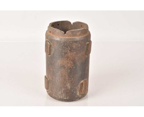 A First Boer War 7 Pound Part Shell, dated 3/79, marked RL with Broad Arrow to the side, and RL 7/PR 6/3 to the base, 7.5cm/3