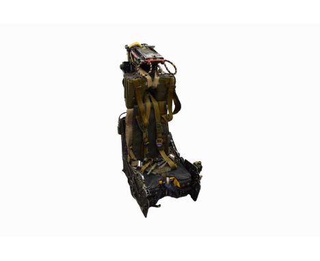 A 1970s Phantom II Mk5 Ejector Seat, designed by Martin Baker Aircraft Co Ltd, complete with harness, instruction manual, par