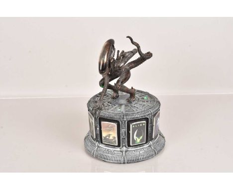 The Alien Zippo Lighter Collection by The Bradford Exchange, 2017, the Alien display with eight unused Zippo lighters each ha