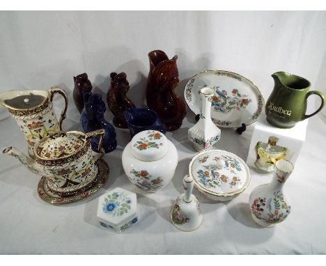 A good mixed lot of ornamental ceramic tableware and similar to include Wedgwood, Kernewek and other