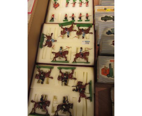 Asset toy soldiers - 2nd Bombay cavalry, 27th light cavalry Madras, 45th Rattrays Sikhs boxed (3)