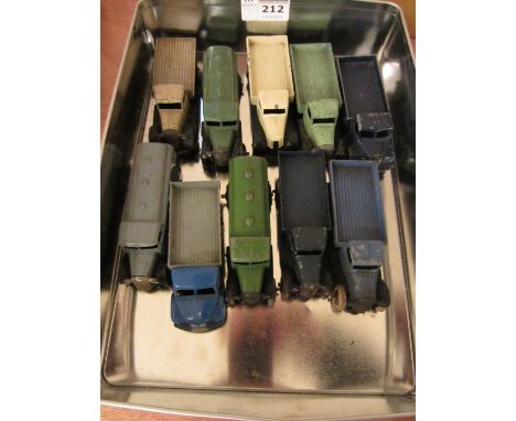 Dinky vintage wagons (10) in one box 