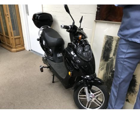 An iPed S pedal assisted electric mobility scooter.