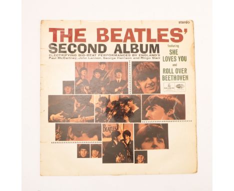 The Beatles - Second Album.  Rare Original UK Export only 1966 2nd press Stereo vinyl record Issue on the Yellow and Black Pa