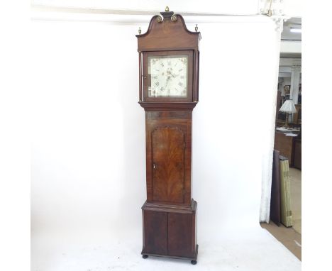 SAM BUTTERWORTH, ROCHDALE - a 19th century 30-hour longcase clock, mahogany-cased with weight and pendulum, H234cm 