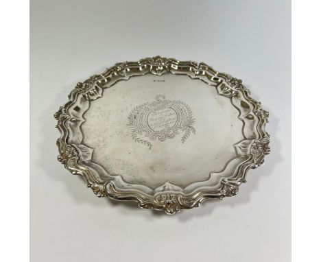 Silver Presentation Silver "With Best Wishes to Rene &amp; Arthur from Sir Robert &amp; Lady Thomas 14th September 1922" made