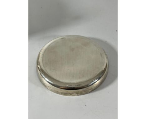 Two matched sterling silver coaster dishes, one hallmarked for Garrard &amp; Co, London 1972, the other marked for Charles S 
