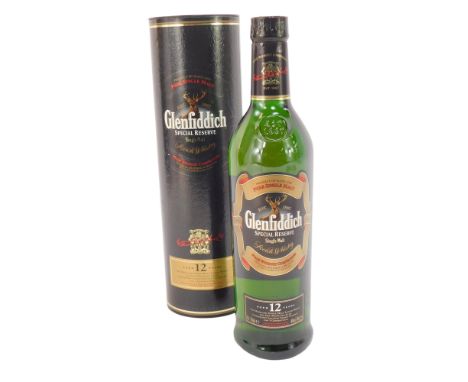 Glenfiddich Special Reserve Single Malt Scotch whisky, aged 12 years, 40% vol, 70cl, boxed. 