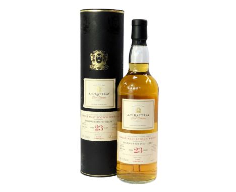 A D Rattray Cask Collection Single Malt Scotch Whisky, distilled at Inchmurrin Distillery, aged twenty-three years, Cask No. 