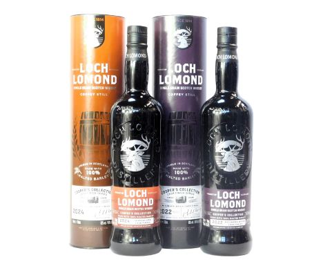 Loch Lomond Single Grain Scotch Whisky, Cooper's Collection, comprising a 2022 Exclusive Release Mizunara Wood Cask finish, 5