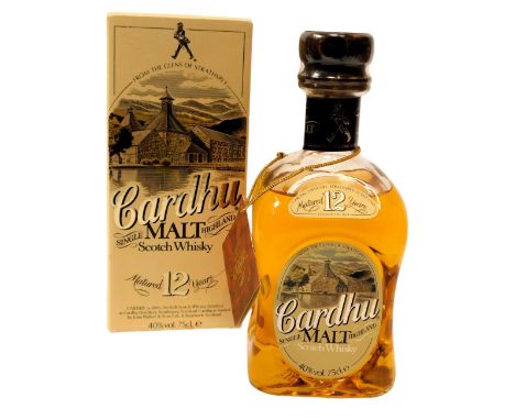 Cardhu Single Malt Highland Scotch Whisky, aged twelve years, 40% vol, 75cl, boxed.