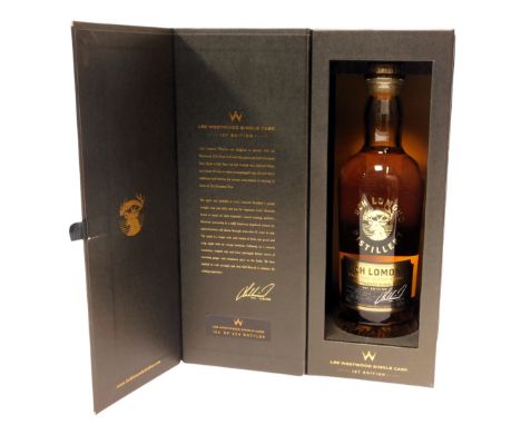 Loch Lomond Single Malt Scotch Whisky, aged twenty-five years, Lee Westwood Single Cask 1st Edition, 55.31 vol, 70cl, boxed.
