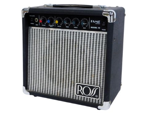 A Ross Fame Series Model 10 amp, serial number 88070182.