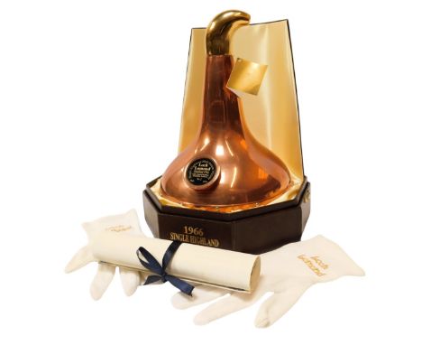 A Loch Lomond 1966 Single Highland Malt Scotch Whisky Copper Still, No. 2, 47% vol, 70cl, in a presentation box with two glov