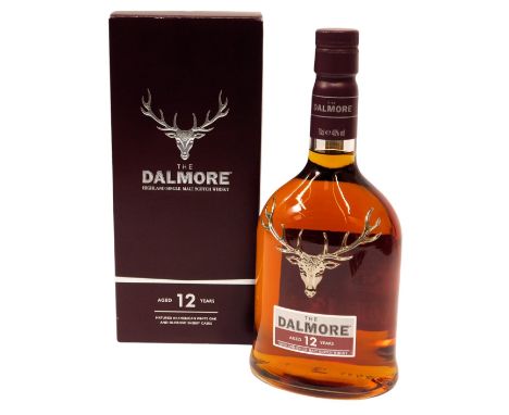 The Dalmore Highland Single Malt Scotch Whisky, aged twelve years, matured in American white oak and Oloroso sherry casks, 40