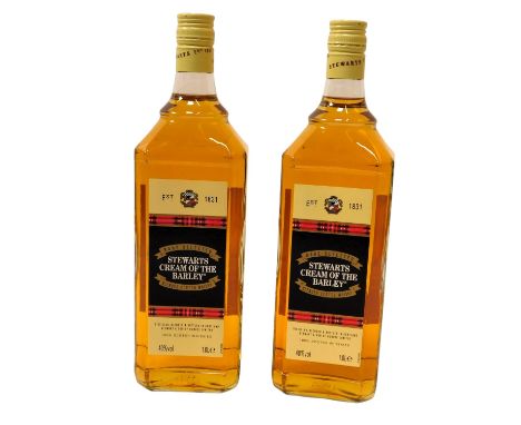 Stewarts Cream of the Barley, blended Scotch Whisky, 40%, 1 litre. (2)