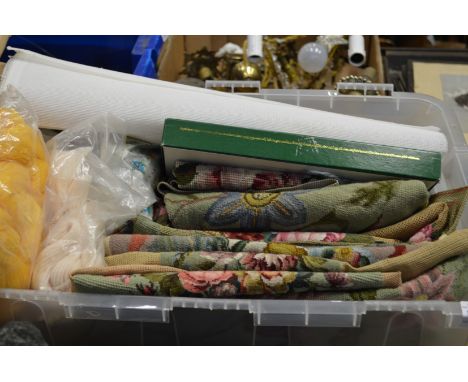 Tapestry making equipment.