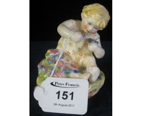 Royal Worcester bone china figurine: 'Mischief', 2914, modelled by F.G. Doughty.(B.P. 24% incl. VAT)