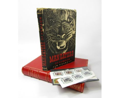 Corbett (Jim). Man-Eaters of Kumaon, FIRST INDIAN EDITION DEDICATED TO SIR MAURICE HALLETT WITH LETTERS, publisher's cloth, d