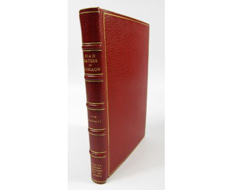 Corbett (Jim). Man-Eaters of Kumaon, FIRST UK EDITION INSCRIBED BY AUTHOR, later fine crushed morocco, ruled in gilt, spine g