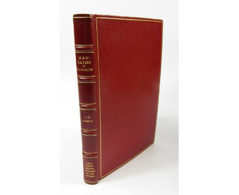 Corbett (Jim). Man-Eaters of Kumaon, FIRST INDIAN EDITION INSCRIBED BY THE AUTHOR, later fine crushed morocco, ruled in gilt,