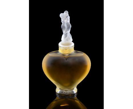 Lalique scent bottle 'Amour' flacon' collection limited edition 1994, 60 ml perfume, sealed, signed, numbered, with box, clea