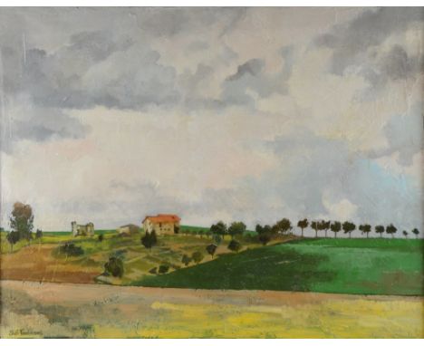 Salle Tomlinson, 20th century continental landscape, signed, oil on canvas, 56cm x 70cm, Provenance: Single owner collection 