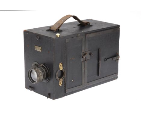 An Important Early Newman & Sinclair Cine Camera,1912, no visible serial number, with J. H. Dallmeyer No.2 Kinematograph f/1.