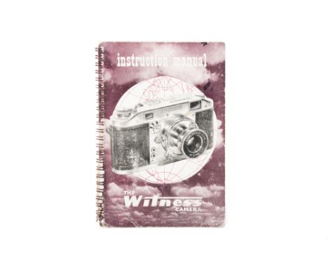 An Ilford Witness Rangefinder Camera Instruction Booklet, original copy, 14pp