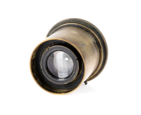 A Ross Xpres f/1.9 2" Lens, black/brass, serial no. 133727, body, G, elements, G-VG, some light cleaning marks and some light