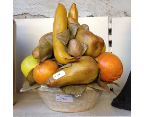 CERAMIC BOWL OF FRUIT    N5
