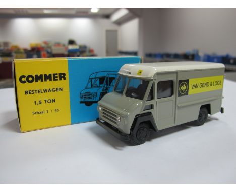 A Lion Car 1:43rd Scale Diecast Model Nr.49 Commer 1.5 Ton Van 'Van Gend and Loos', Toy Detective, limited edition number 060