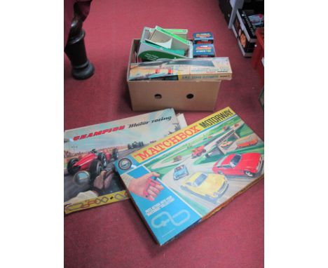 A Quantity of Mid XX Century Toys, including Subbuteo, Tri-ang, Rockets Lap Counter, Playcraft 'Champion' among other items, 